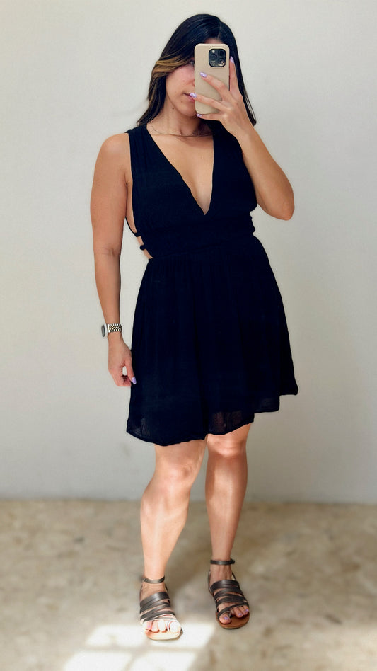 Olivia Black Mini Dress